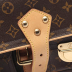 Louis Vuitton Shoulder Bag Hudson PM Long Strap Canvas Leather — view 8
