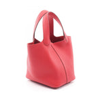 Hermes Handbag Picotin Lock PM Vermillion Leather — view 2