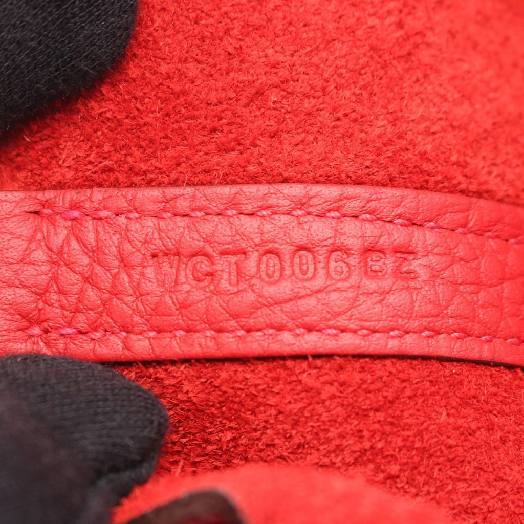 Hermes Handbag Picotin Lock PM Vermillion Leather — view 5
