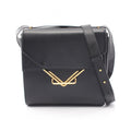 Bottega Veneta Shoulder Bag the Clip Black Leather