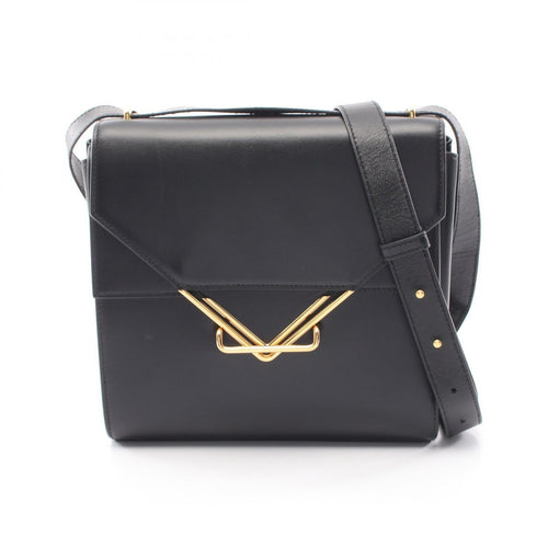 Bottega Veneta Shoulder Bag the Clip Black Leather