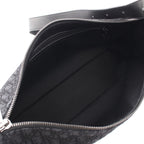 Dior Shoulder Bag Slider with Zip Hobo Large Black Canvas Leather — view 3
