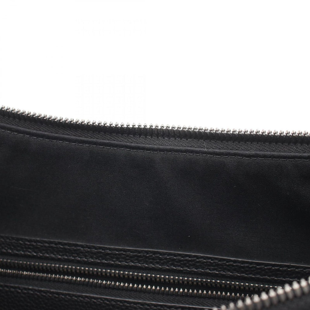 Dior Shoulder Bag Slider with Zip Hobo Large Black Canvas Leather — view 7