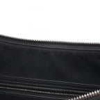 Dior Shoulder Bag Slider with Zip Hobo Large Black Canvas Leather — view 7