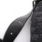 Dior Shoulder Bag Slider with Zip Hobo Large Black Canvas Leather — view 6