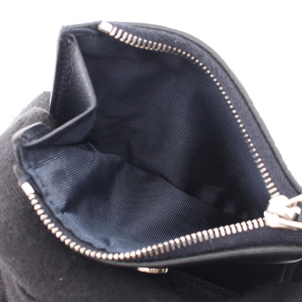 Gucci Bifold Wallet Micro Guccissima Navy Leather Compact — view 4