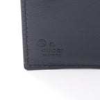 Gucci Bifold Wallet Micro Guccissima Navy Leather Compact — view 5