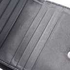 Gucci Bifold Wallet Micro Guccissima Navy Leather Compact — view 6