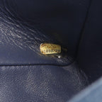 Chanel Shoulder Bag Quilted Single Flap Navy Caviar Leather Chain — view 5