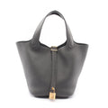 Hermes Handbag Picotin Lock PM Vert Mangrove