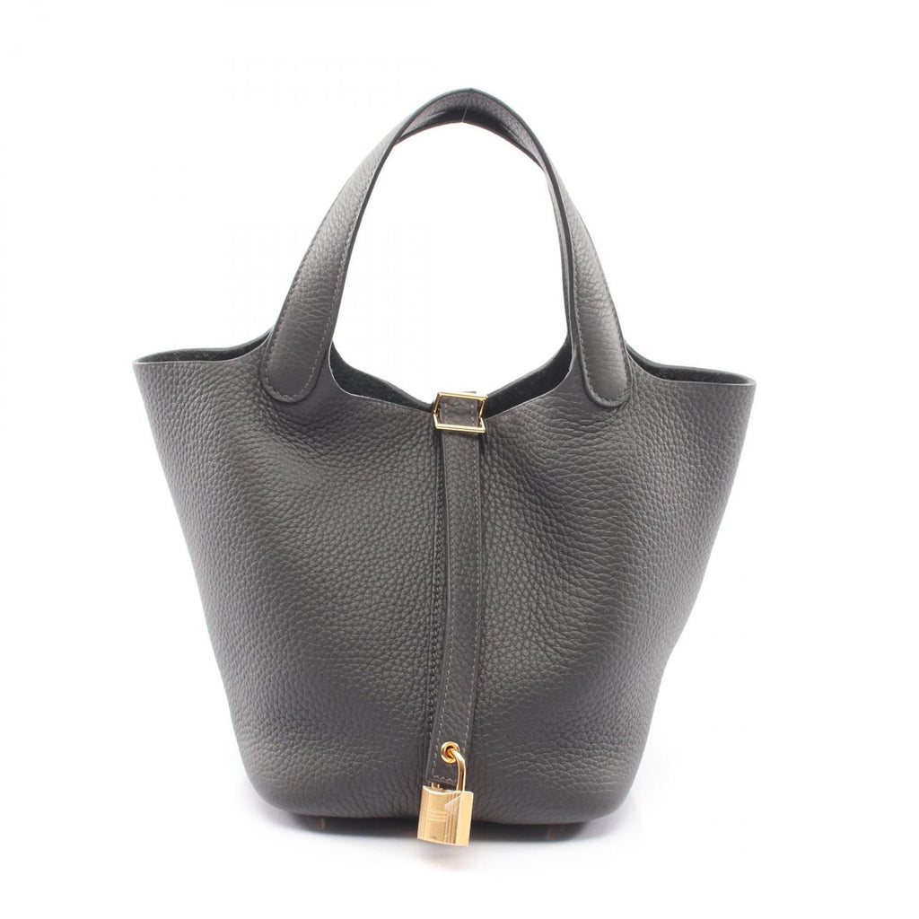 Hermes Handbag Picotin Lock PM Vert Mangrove