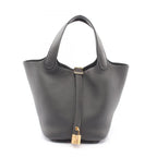 Hermes Handbag Picotin Lock PM Vert Mangrove
