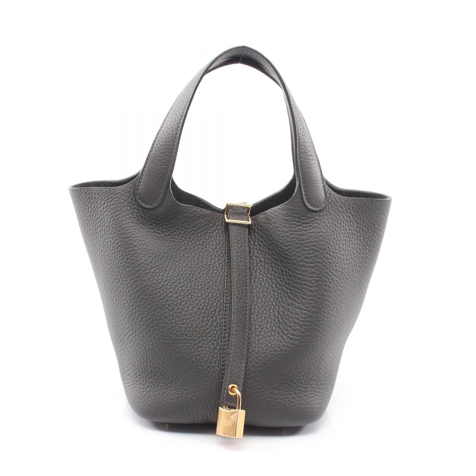 Hermes Handbag Picotin Lock PM Vert Mangrove