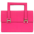 Hermes 365 Chevre Rose Shocking Silver Handbag