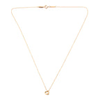 Tiffany & Co Necklace 18k Elsa Peretti Open Heart Pendant External Case — view 3