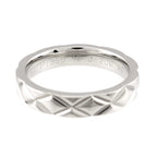 Chanel Quilted 48 Ring Pt Platinum — view 4