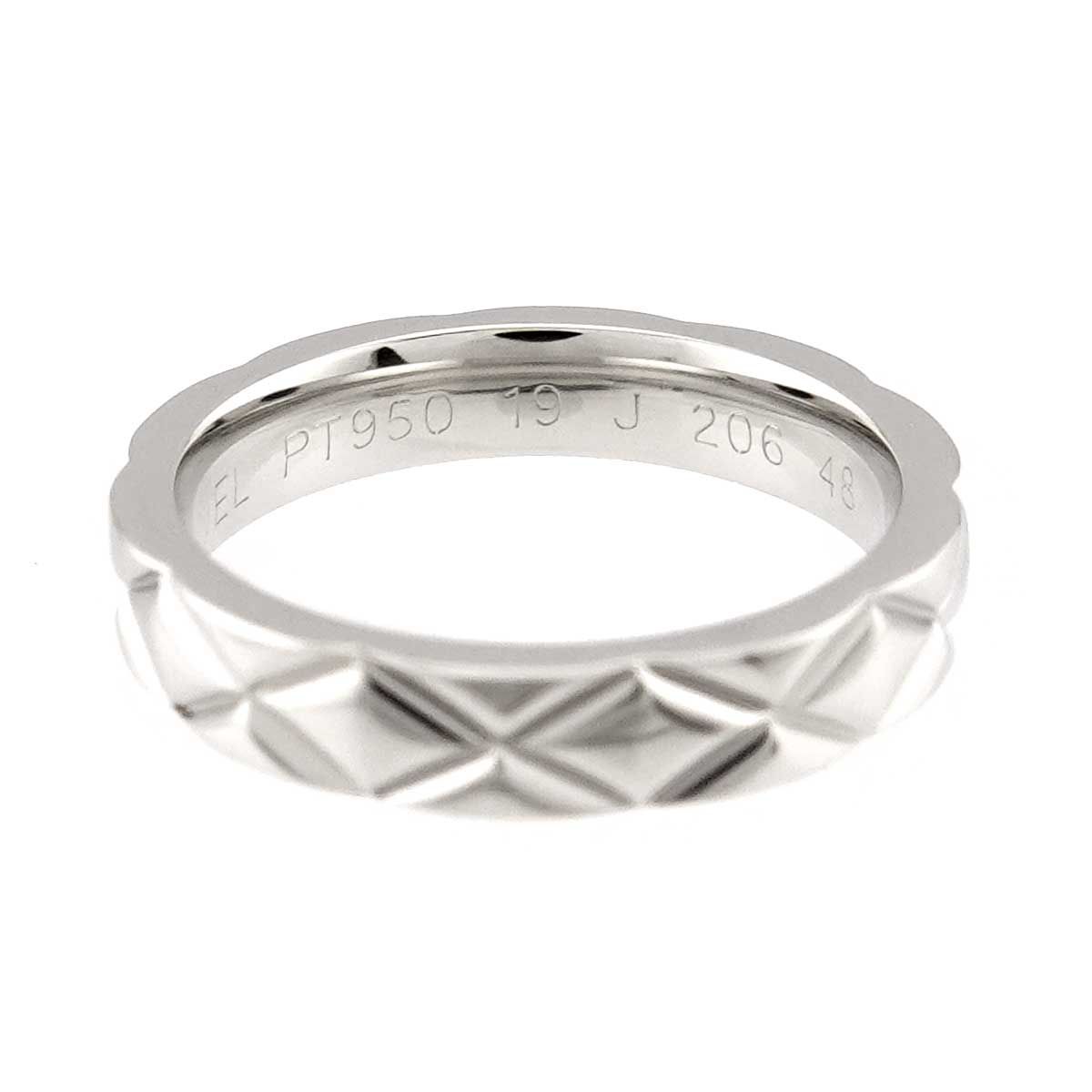 Chanel Quilted 48 Ring Pt Platinum — view 4