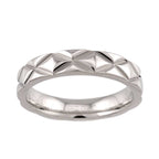 Chanel Quilted 48 Ring Pt Platinum — view 2