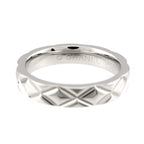 Chanel Quilted 48 Ring Pt Platinum — view 3