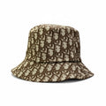 Dior Leopard Trotter Reversible Bucket Hat Brown Beige