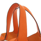 Hermes Picotin Lock Handbag Orange — view 4