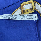 Hermes Carre 90 L'instruction du Roy Imperial Science Blue Red Silk Scarf — view 7