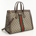 Gucci 2-Way Ophidia Tote GG Supreme Leather