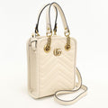 Gucci 2-Way GG Marmont Handbag Leather