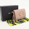 Prada Trifold Wallet Leather
