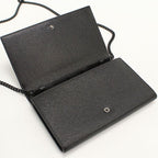 Saint Laurent YSL Monogram Chain Wallet Leather — view 7