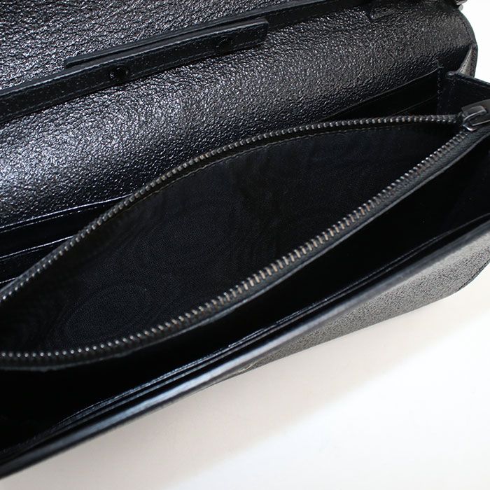 Saint Laurent YSL Monogram Chain Wallet Leather — view 4