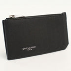 Saint Laurent Fragment Zip Pouch Coin Case Leather