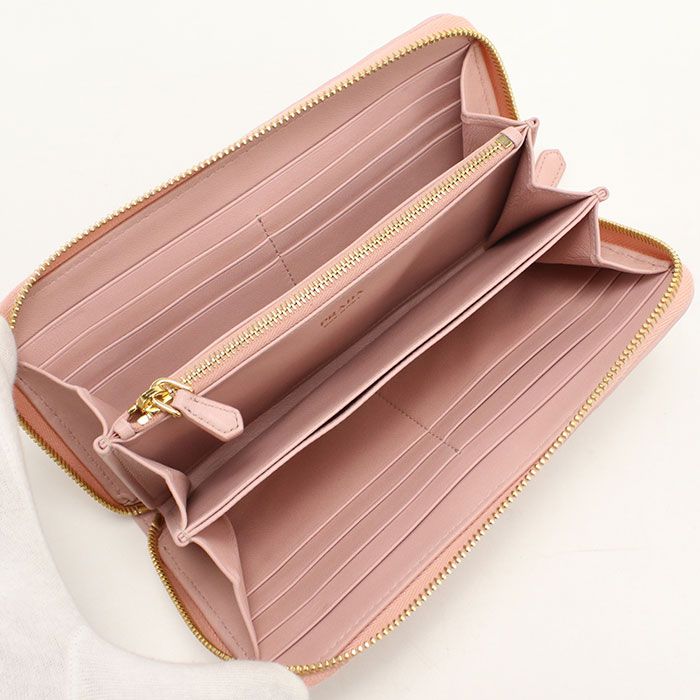 Prada Zip Around Wallet Leather — view 3