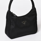 Prada Hobo Handbag Nylon Black — view 3