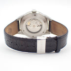 Versace Character Automatic Winding Watch Silver Dial Leather Strap Pawn — view 3