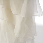 Gucci Silk GG Logo Shawl Bolero Top White Scarf — view 6