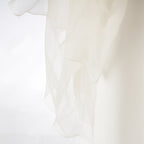Gucci Silk GG Logo Shawl Bolero Top White Scarf — view 8