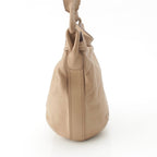 Loewe Switch Small Runner Leather Logo Shoulder Bag Beige — view 4