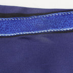 Hermes Twilly Silk Kelly Croam Motif Belt Pattern Scarf Blue — view 8