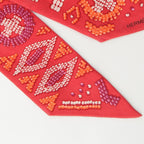 Hermes Twilly Kelly en Perles Silk Scarf — view 4