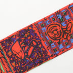Hermes Twilly le Boubou Silk Scarf Orange — view 6
