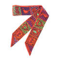 Hermes Twilly le Boubou Silk Scarf Orange