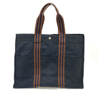 Hermes Handbag Fourre Tout GM Canvas Navy — view 2