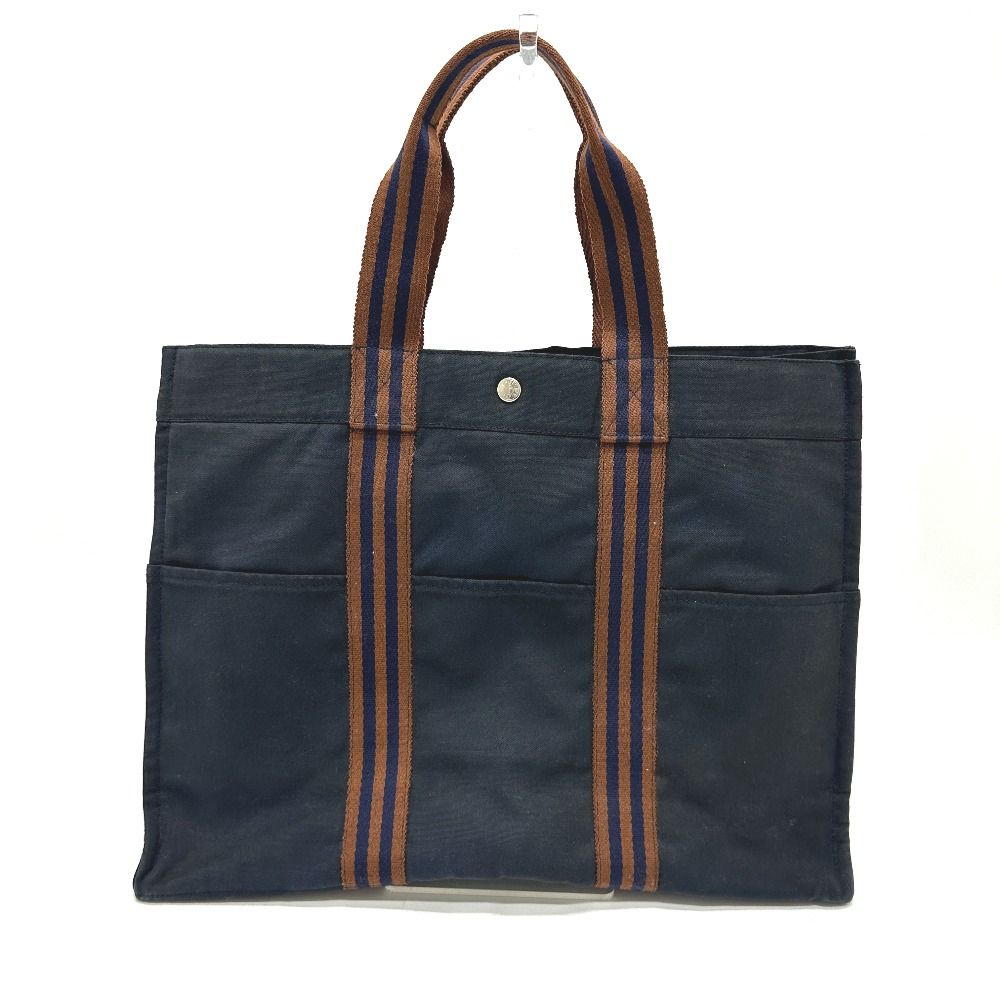 Hermes Handbag Fourre Tout GM Canvas Navy — view 2