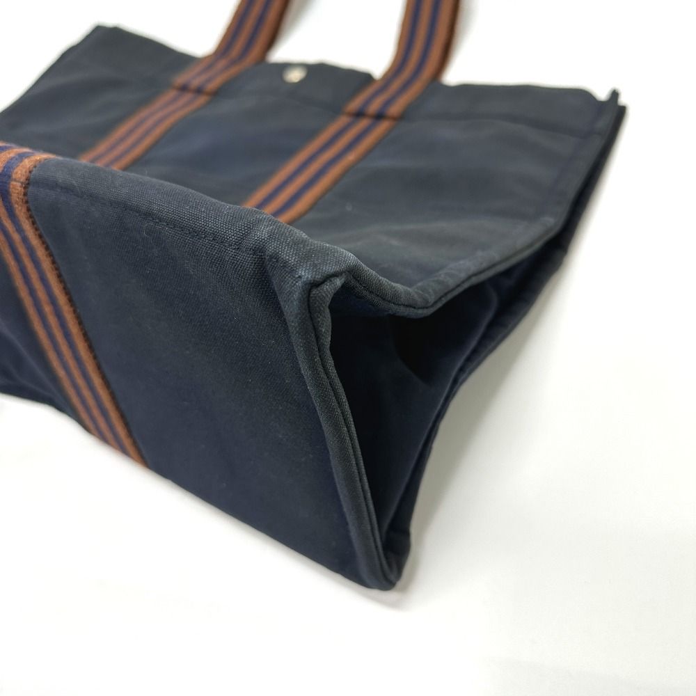 Hermes Handbag Fourre Tout GM Canvas Navy — view 4