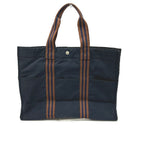 Hermes Handbag Fourre Tout GM Canvas Navy