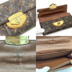 Louis Vuitton Wallet Etoile Portefeuille Sarah Monogram Canvas Brown — view 7