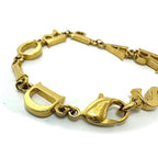 Dior Bracelet Paris Logo Metal Gold — view 4