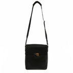 Loewe Crossbody Flap Shoulder Bag Leather Black — view 4