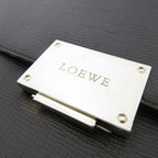 Loewe Crossbody Flap Shoulder Bag Leather Black — view 7